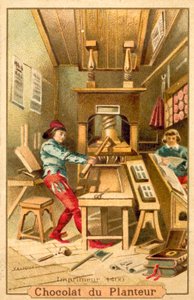 Printer, 1400 by French School